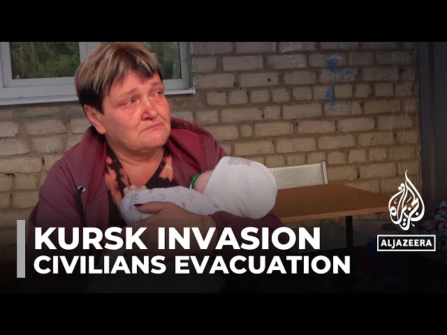 ⁣Ukraine invades Russia: Russian civilians seek shelter as fighting rages