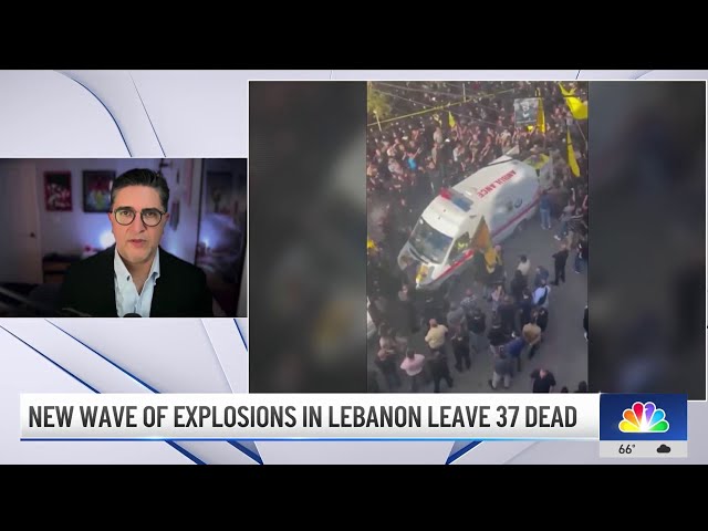 ⁣Deadly explosions in Lebanon escalate tensions in the Middle East