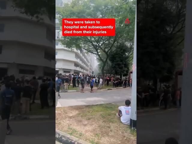 ⁣2 die from injuries after fire breaks out at Kaki Bukit industrial building