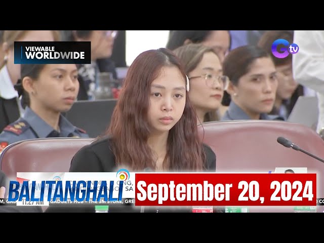 ⁣Balitanghali Express: September 20, 2024