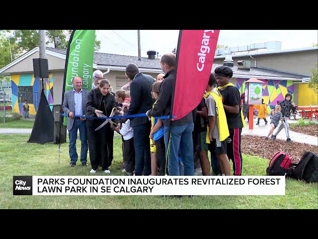 ⁣Revitalized Forest Lawn Park inaugurated in southeast Calgary