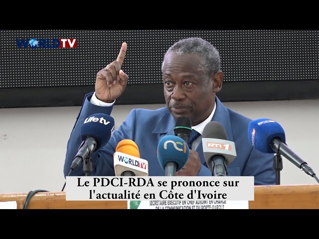 PDCI-RDA / Conférence : Tour de l'actualité en Côte d'Ivoire avec Brédoumy Soumaïla après 