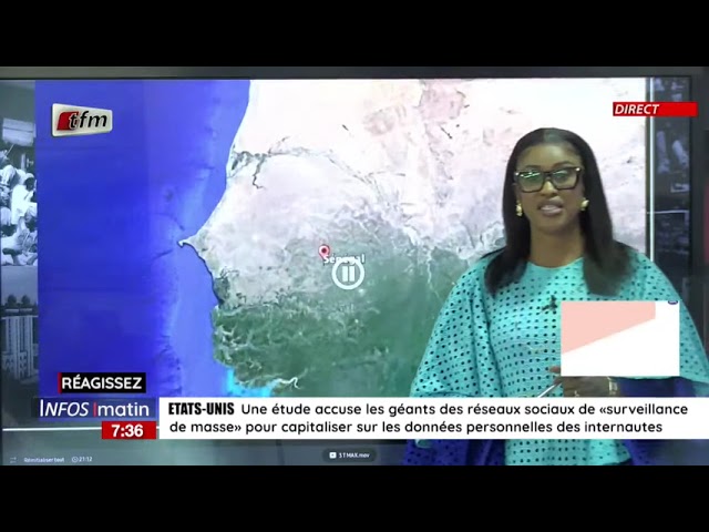 ⁣La météo avec Sokhna natta MBAYE  - Infos matin du 20 Septembre 2024