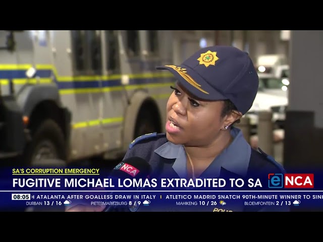 ⁣Fugitive Michael Lomas extradited to SA