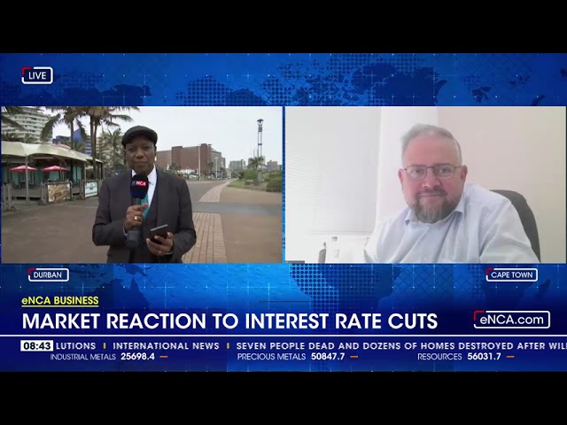 ⁣eNCA Business | Market reaction to interest rate cuts