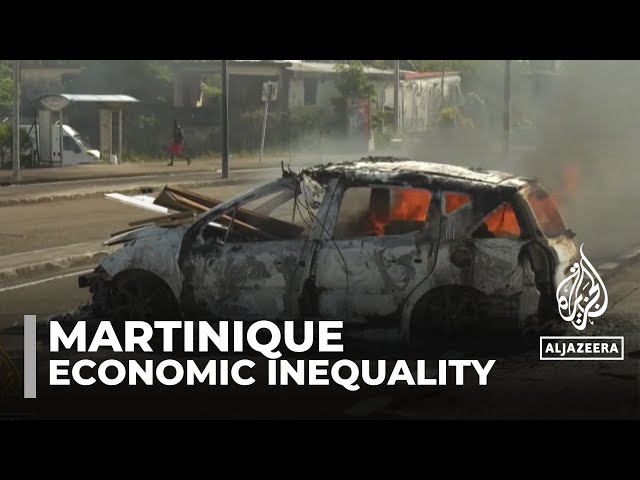 ⁣Martinique cost of living protest: Authorities call up reinforcements and impose curfew