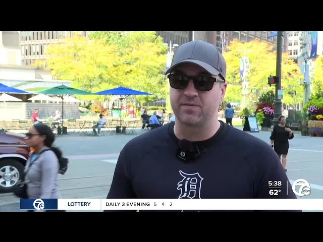 Tigers fans excited as Detroit moves into a tie with Minnesota for a playoff spot