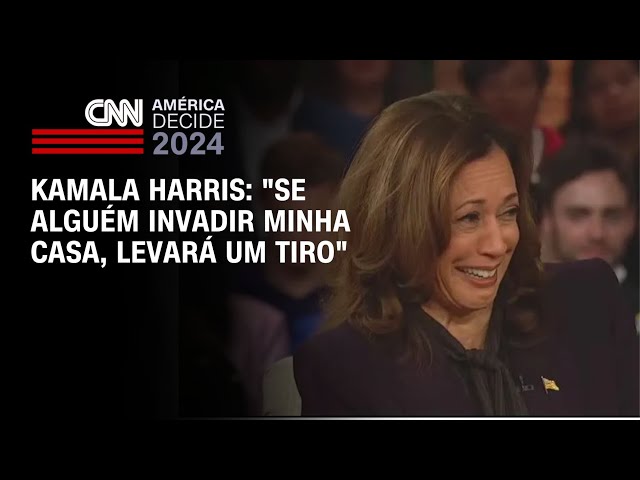 ⁣Kamala Harris: "Se alguém invadir minha casa, levará um tiro" | CNN NOVO DIA