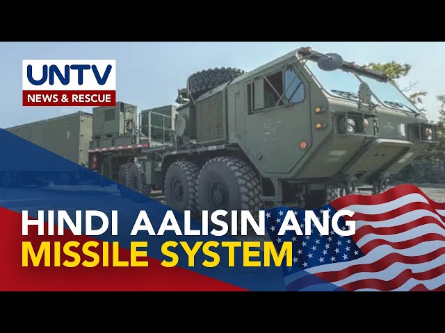 US missile system, hindi pa aalisin sa Pilipinas sa kabila ng reklamo ng China – NSA Año