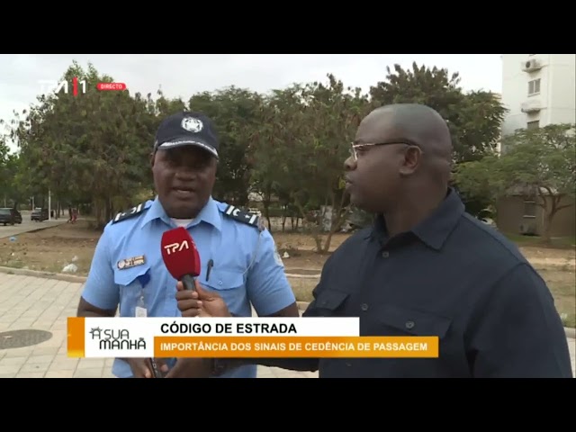 Código de estrada  -  Importância dos sinais de cedência de passagem "v A Sua Manhã"