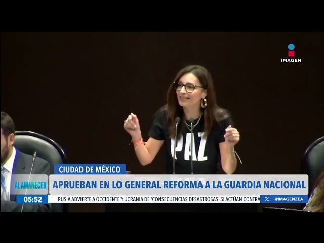 ⁣Aprueban en lo general la reforma a la Guardia Nacional