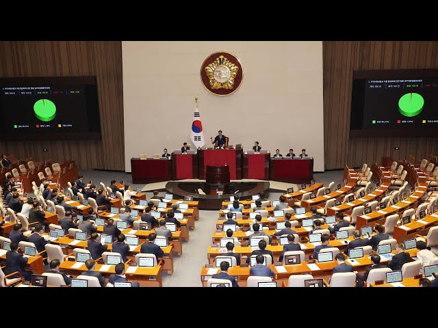 ⁣야, 김여사특검법 등 수용 압박…대통령실, 거부권 수순 시사 / 연합뉴스TV (YonhapnewsTV)