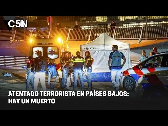 ⁣ATENTADO TERRORISTA en PAÍSES BAJOS: Hay UN MUERTO