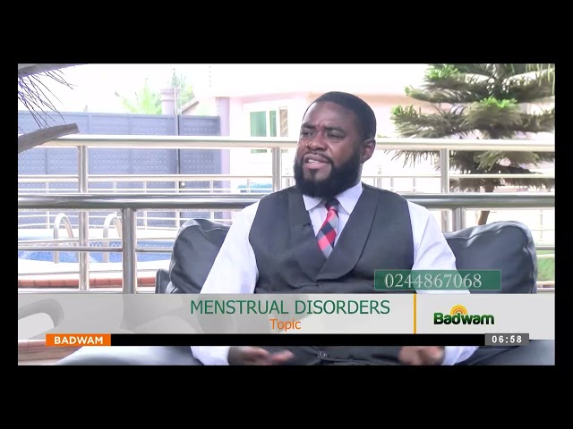 Health Tips: Menstrual Disorders  - Badwam on Adom TV  (20-09-24)