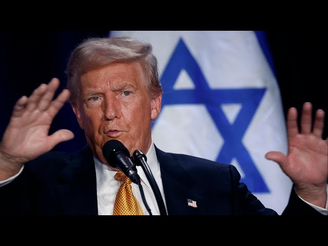 ⁣Trump says Israel won't exist if he doesn't win, rails against Jewish Americans not voting