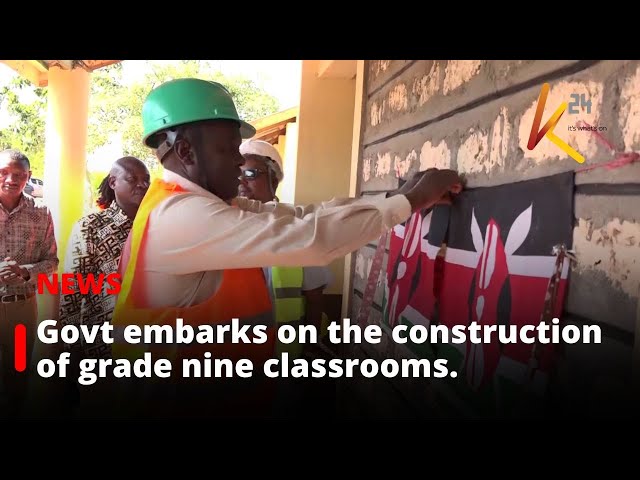 ⁣Government embarks on the construction of grade nine classrooms.