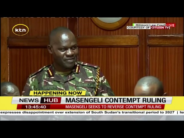 ⁣Masengeli contempt ruling: Masengeli tenders an apology to the High Court