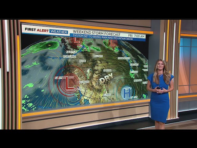 Big changes move in by the weekend with Front Range rain and mountain snow