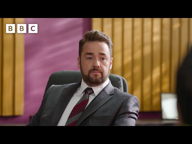 ⁣Mr. Casey and Mr. Savage confront Mog about the drugs they found in the school - BBC