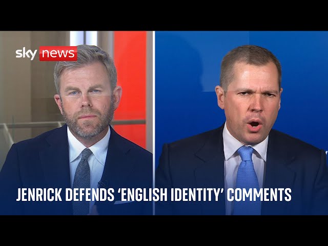 ⁣Tory leadership candidate Robert Jenrick says 'woke culture' threatens 'English ident