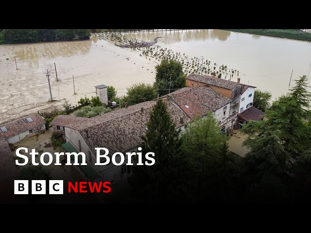 ⁣Storm Boris batters Italy after wreaking havoc in central Europe | BBC News