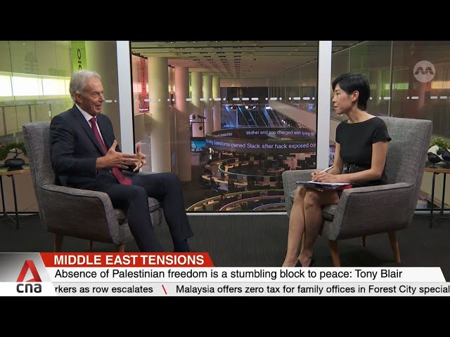 There is still a path to peace in Middle East, says former British prime minister Tony Blair