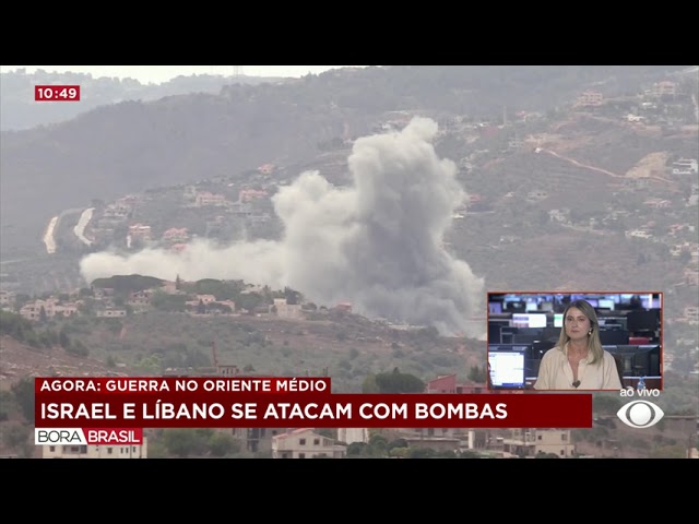 ⁣Israel confirma ataque com chuva de mísseis contra o Líbano I Bora Brasil