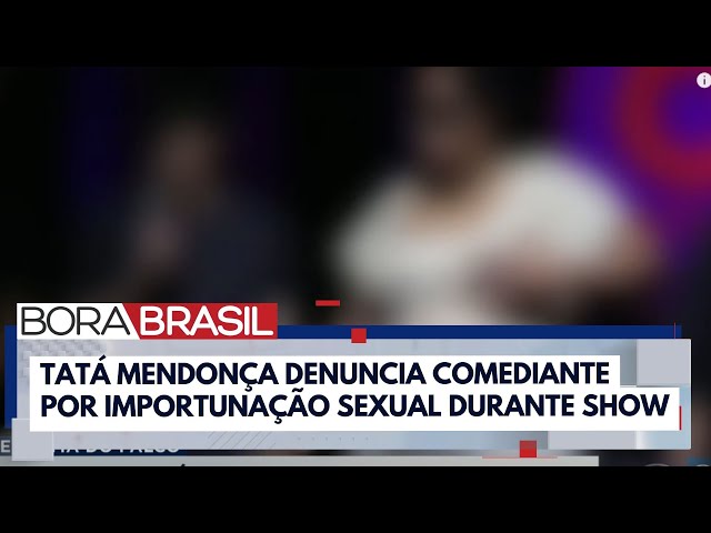 Comediante cega denuncia importunação sexual por colega em show de stand-up I Bora Brasil