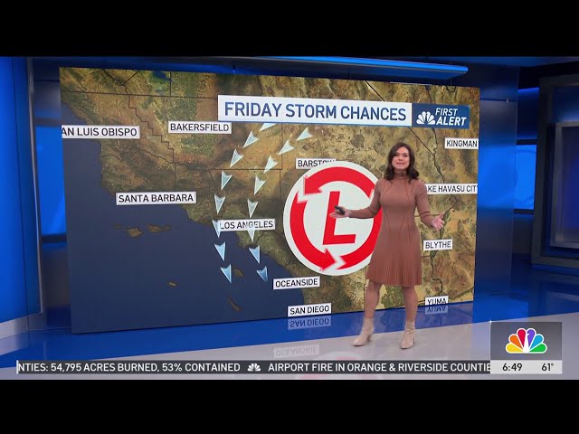 ⁣First Alert Forecast: Weekend weather outlook