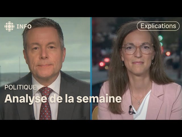 ⁣Le panel politique de la semaine du Téléjournal Québec