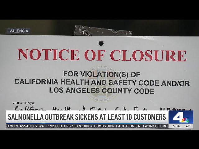 ⁣Salmonella outbreak shuts down Valencia restaurant