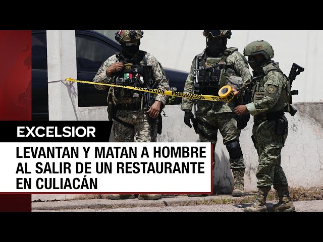 ⁣Violencia en Sinaloa: Matan a hombre tras salir de un restaurante de Culiacán