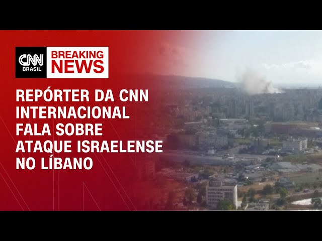 ⁣Repórter da CNN Internacional fala sobre ataque israelense no Líbano | LIVE CNN