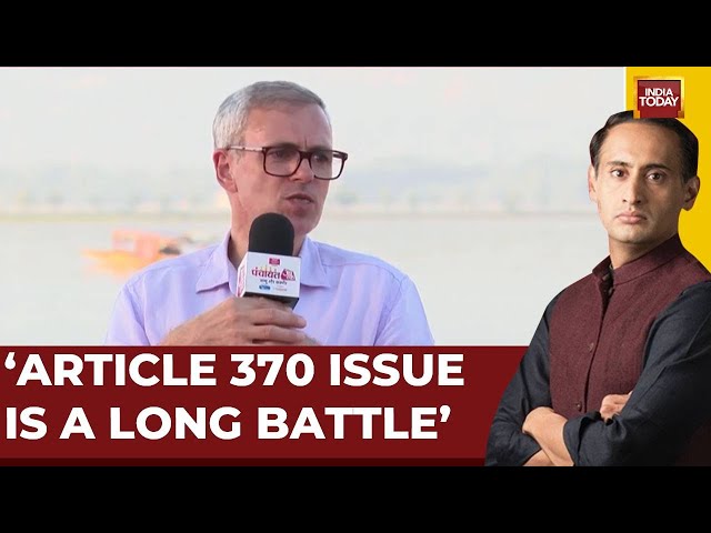 ⁣J&K Polls: Omar Abdullah Says, 'Article 370 Issue Is A Long Battle, We Want To Keep This Al