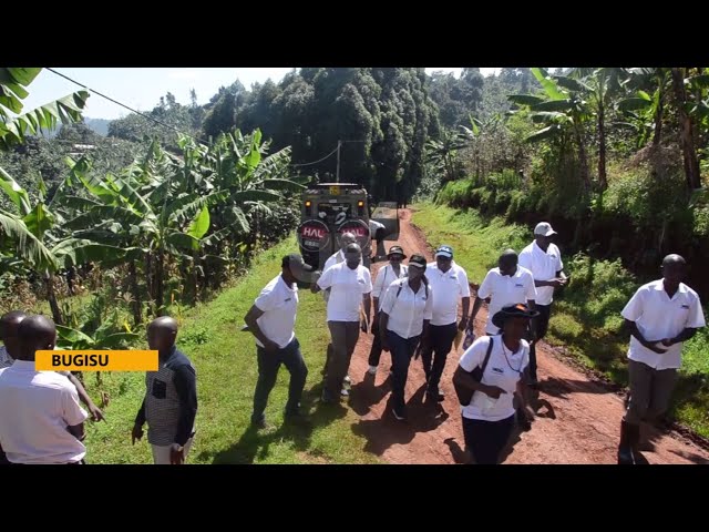 ⁣UCDA Board visits Bugisu  coffee farmers -  Theft of coffee in plantations a major challenge