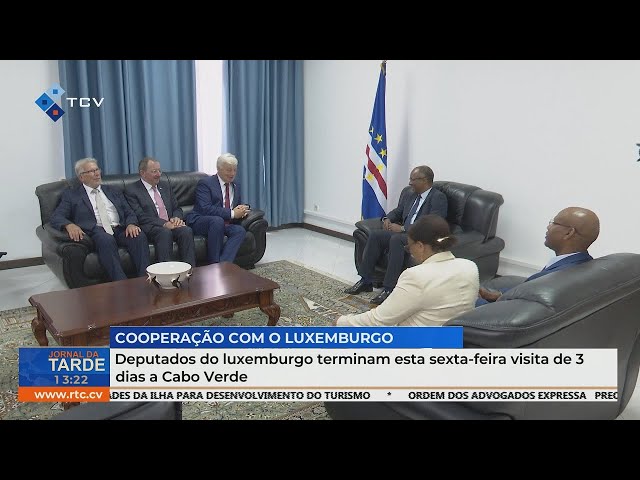 ⁣Deputados do luxemburgo terminam esta sexta-feira visita de 3 dias a Cabo Verde