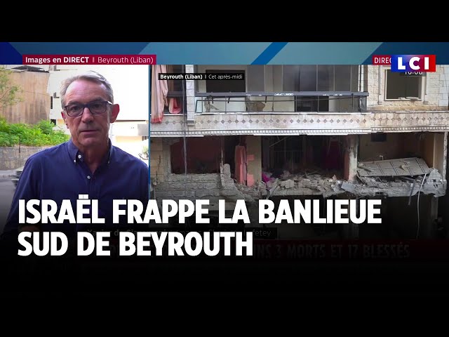 ⁣Israël frappe la banlieue sud de Beyrouth, un chef du Hezbollah tué