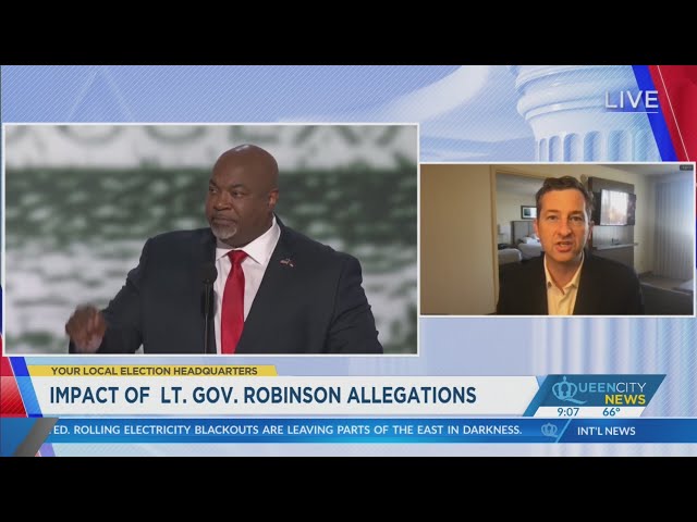 Analysis: Lt. Gov. Robinson bombshell allegations