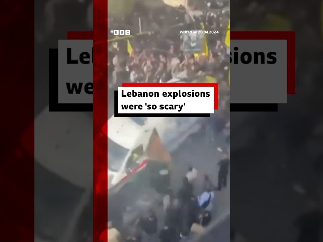 ⁣At least 25 people were killed after walkie-talkies blew up in Lebanon. #Lebanon #BBCNews