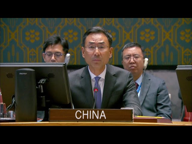 ⁣China calls for end to Israel's illegal occupation of Palestinian territory