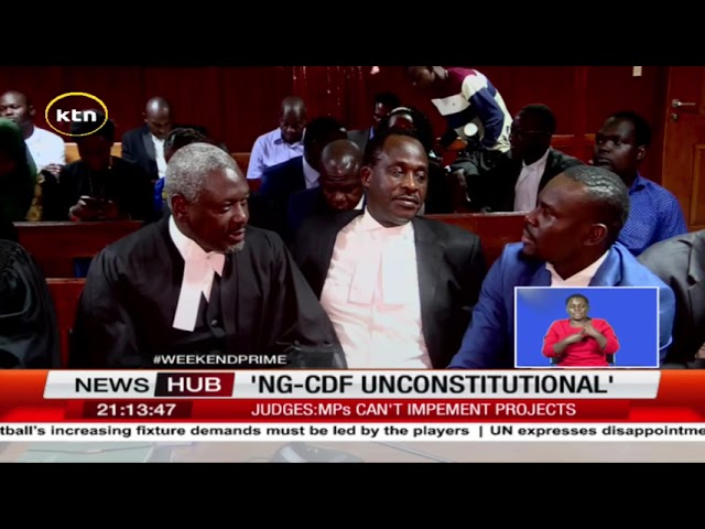 ⁣Blow to MPs as court declares NGCDF unconstitutional