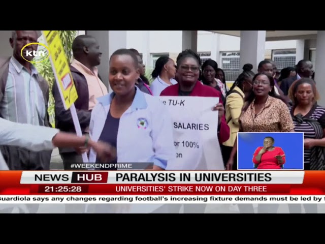 University strike enters day 3 as education CS says issues already resolved