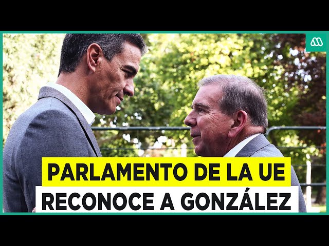 ⁣Parlamento de la Unión Europea reconoce a González como presidente electo de Venezuela