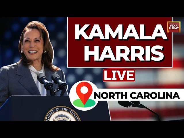 ⁣Kamala Harris LIVE: VP Harris' Campaign Rally In Charlotte, North Carolina | US Election LIVE