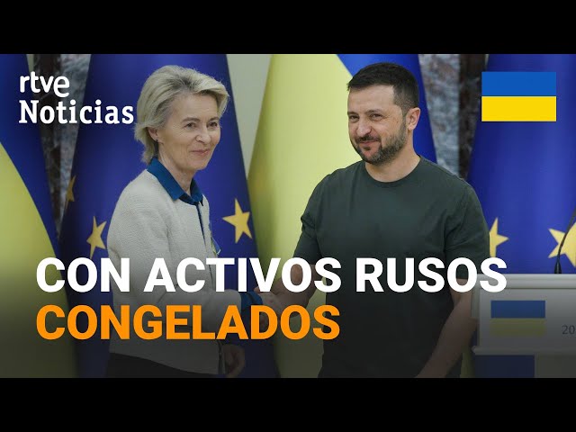 ⁣UCRANIA: VON DER LEYEN anuncia en KIEV un nuevo PRÉSTAMO de 35.000 millones | RTVE Noticias