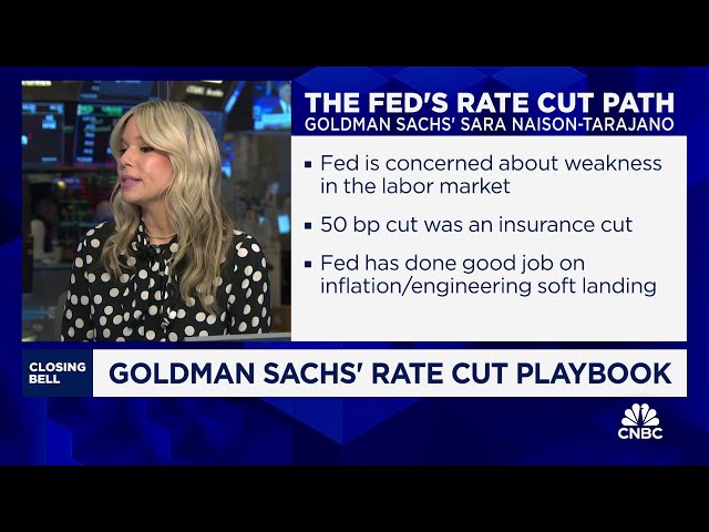 Goldman Sachs' Naison-Tarajano: Rate cut was 'a bit of a hedge' for the economy