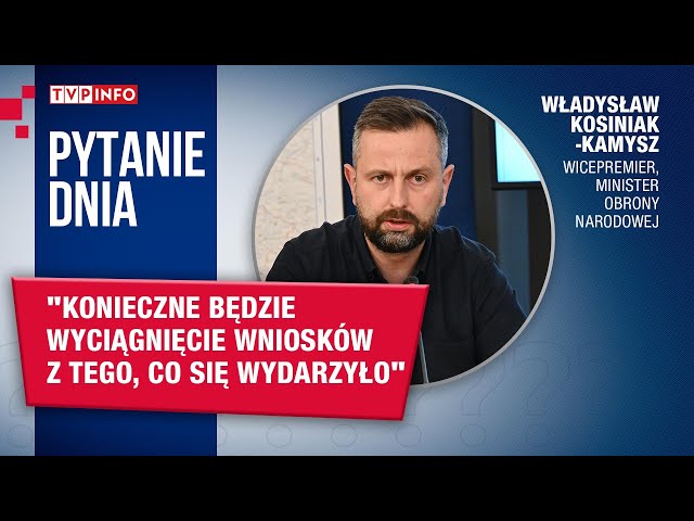 ⁣Kosiniak-Kamysz: konieczne będzie wyciągnięcie wniosków z tego, co się wydarzyło | PYTANIE DNIA