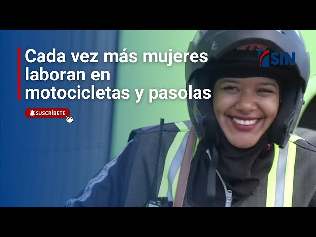 ⁣Cada vez más mujeres laboran en motocicletas y pasolas