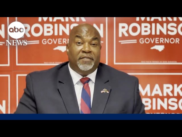 ⁣Chair of NC Democratic Party reacts to Mark Robinson accusations