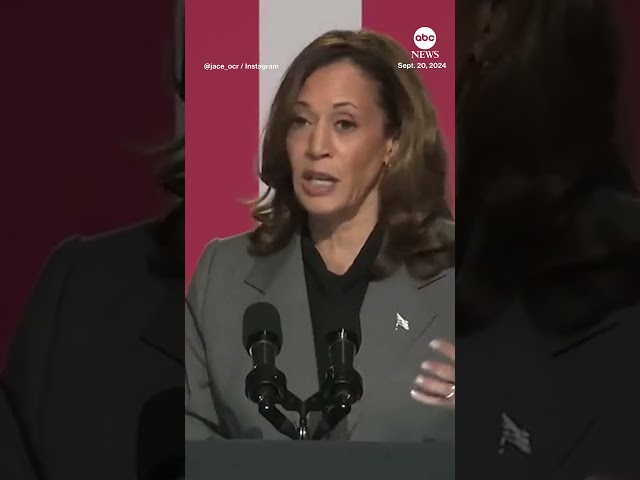 ⁣Kamala Harris shares personal story on why she's passionate about fighting for reproductive rig